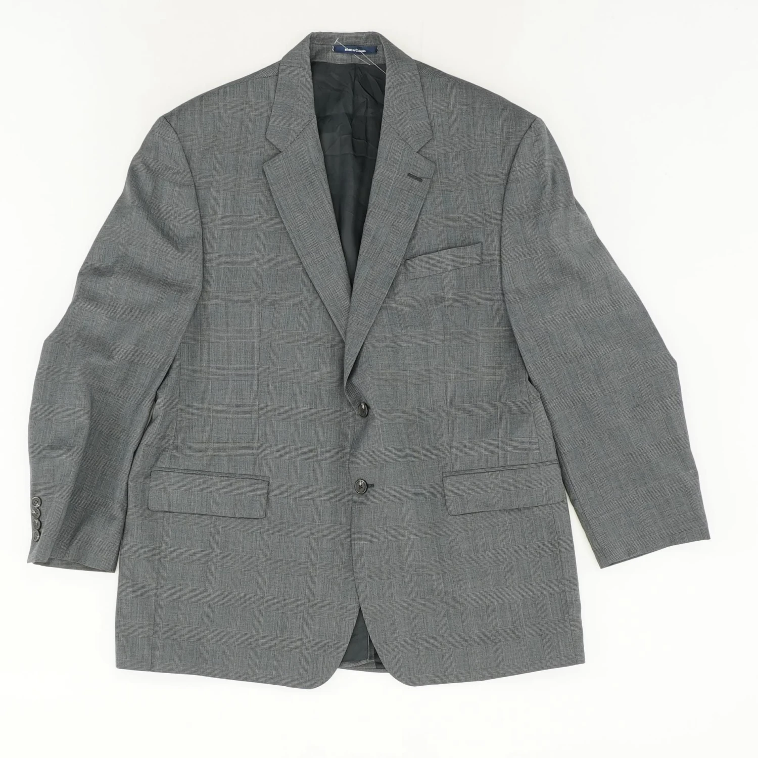 Vintage Gray Plaid Sport Coat