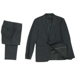 Calvin Klein Charcoal Solid 2pc Suit