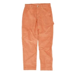 Coral Solid Cargo Pants