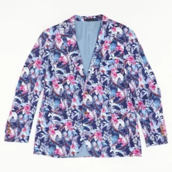 Navy Floral Sport Coat