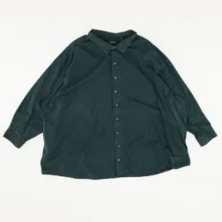 Green Polka Dot Long Sleeve Button Down