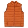Rust Solid Puffer Vest