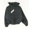 Vintage Black Insulated Bomber Jacket