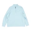 Turquoise Solid 1/4 Zip Pullover