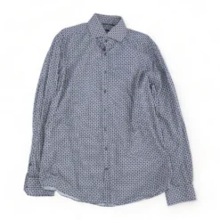 Multi Geometric Long Sleeve Button Down