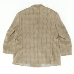 Brown Plaid 2pc Suit