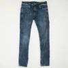 Indigo Solid Skinny Jeans