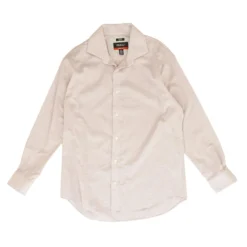 Burgundy Graphic Long Sleeve Button Down