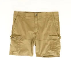 Lee Brown Solid Cargo Shorts