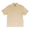 Khaki Solid Short Sleeve Polo