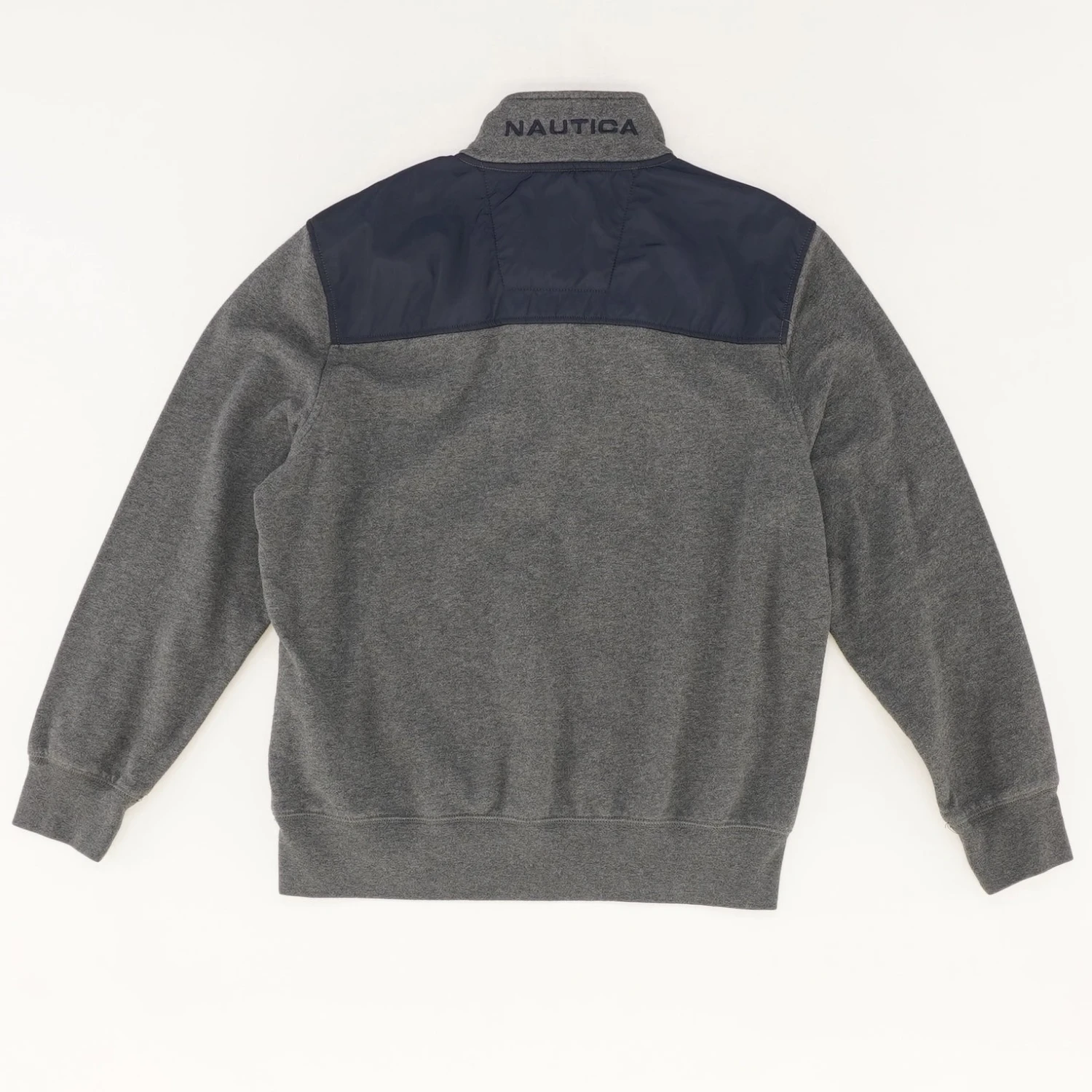 Nautica Gray Colorblock Active Pullover 2 Nautica Gray Colorblock Active Pullover - Image 2