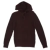 Burgundy Solid Hoodie Pullover
