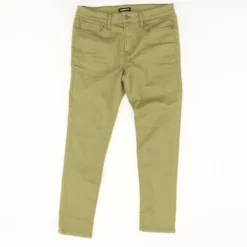 Express Green Solid Skinny Jeans