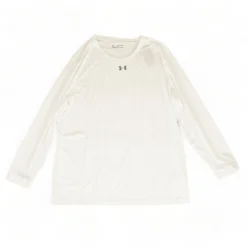 Under Armour White Solid Active Pullover