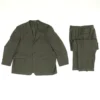 Green Solid 2pc Suit