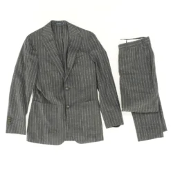 Charcoal Striped 2pc Suit
