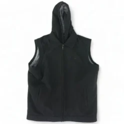 Black Solid Vest
