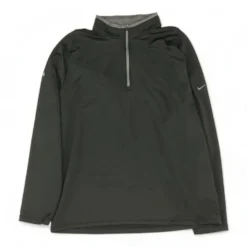 Nike Black Solid Active Pullover