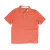 Coral Solid Short Sleeve Polo