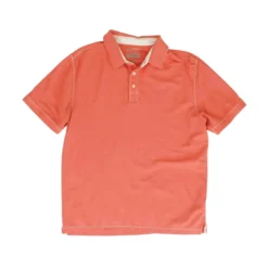 Coral Solid Short Sleeve Polo
