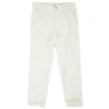 Ivory Solid Chino Pants