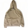 Tan Solid Hoodie Pullover