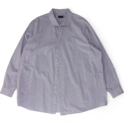 Purple Check Long Sleeve Button Down