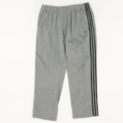 ADIDAS Gray Striped Active Pants