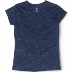 BEVERLY HILLS POLO CLUB Navy Solid V Neck T-Shirt