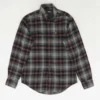 Charcoal Plaid Flannel Button Down