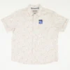 Apt. 9 Gray Graphic Short Sleeve Button Down