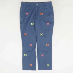 Vineyard Vines Blue Embroidered Detail Chino Pants