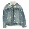 Blue Tie Dye Denim Jacket