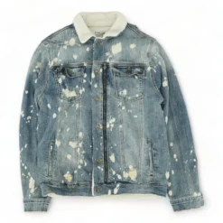 Blue Tie Dye Denim Jacket