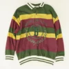 Multi Striped Long Sleeve Polo
