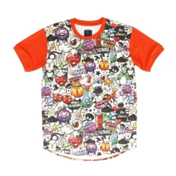 Multi Graphic Crewneck T-Shirt