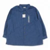 Navy Check Long Sleeve Button Down