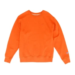 Champion Orange Solid Sweatshirt