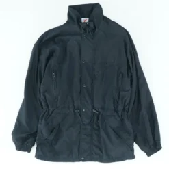 Speedo 90's Lightweight Windbreaker Jacket In Black